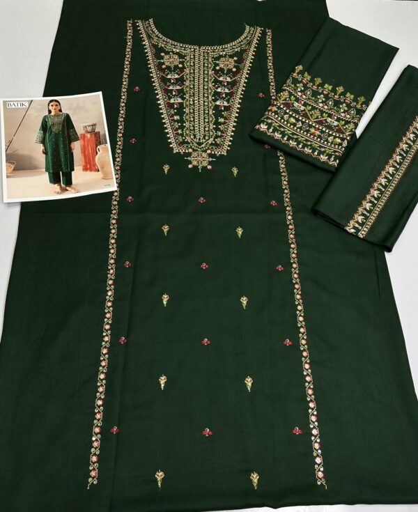 WhatsApp Image 2026-09-15 at 5.35.07 PM Premium 2 Piece Embroidered Dhanak Suit - Unstitched S01A005