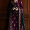 Juna Collection Premium 3 Piece Embroidered Dhanak Suit - Unstitched S01A011