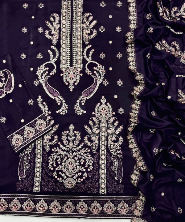 WhatsApp Image 2026-09-16 at 7.09.34 PM (1) Premium 3 Piece Embroidered Dhanak Suit - Unstitched S03A001