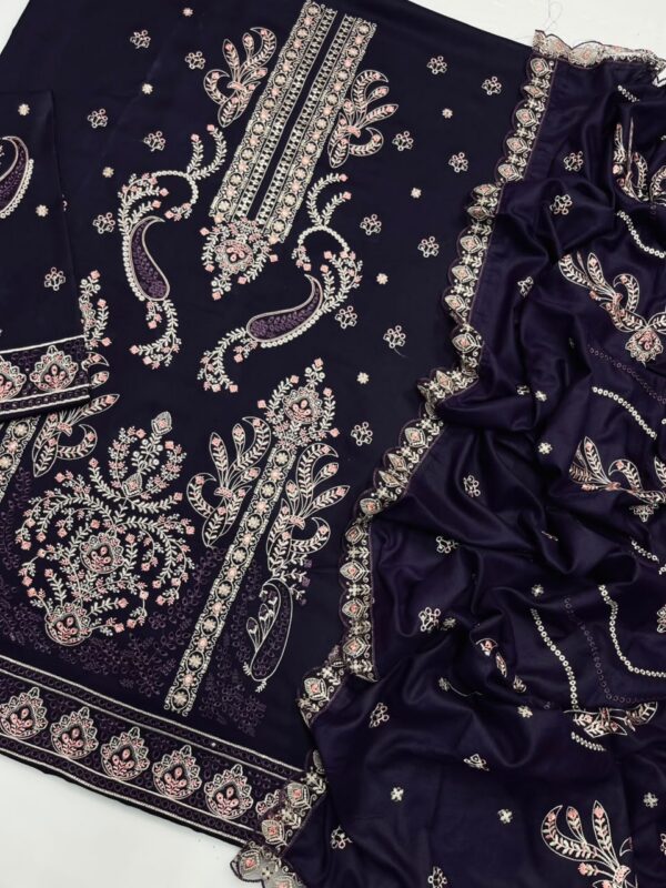 WhatsApp Image 2026-09-16 at 7.09.35 PM Premium 3 Piece Embroidered Dhanak Suit - Unstitched S03A001