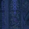 Premium 3 Piece Embroidered Dhanak Suit - Unstitched S02A025